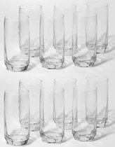 2 pièces de verres à eau, verres à cocktail, verres à jus, verres de fête, set, convient pour la restauration, empilable, passe au lave-vaisselle, verres à cocktail classiques, tasse (385 ml)