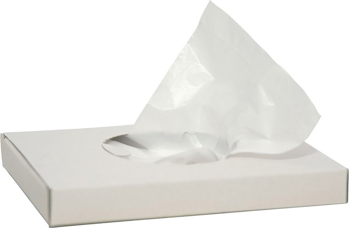 Damesverbandzakjes kunststof 50x30stuks