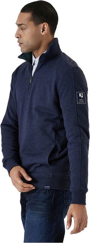 GARCIA Heren Sweater Blauw - Maat M