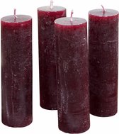 LOBERON Bougie lot de 4 Muriel bordeaux