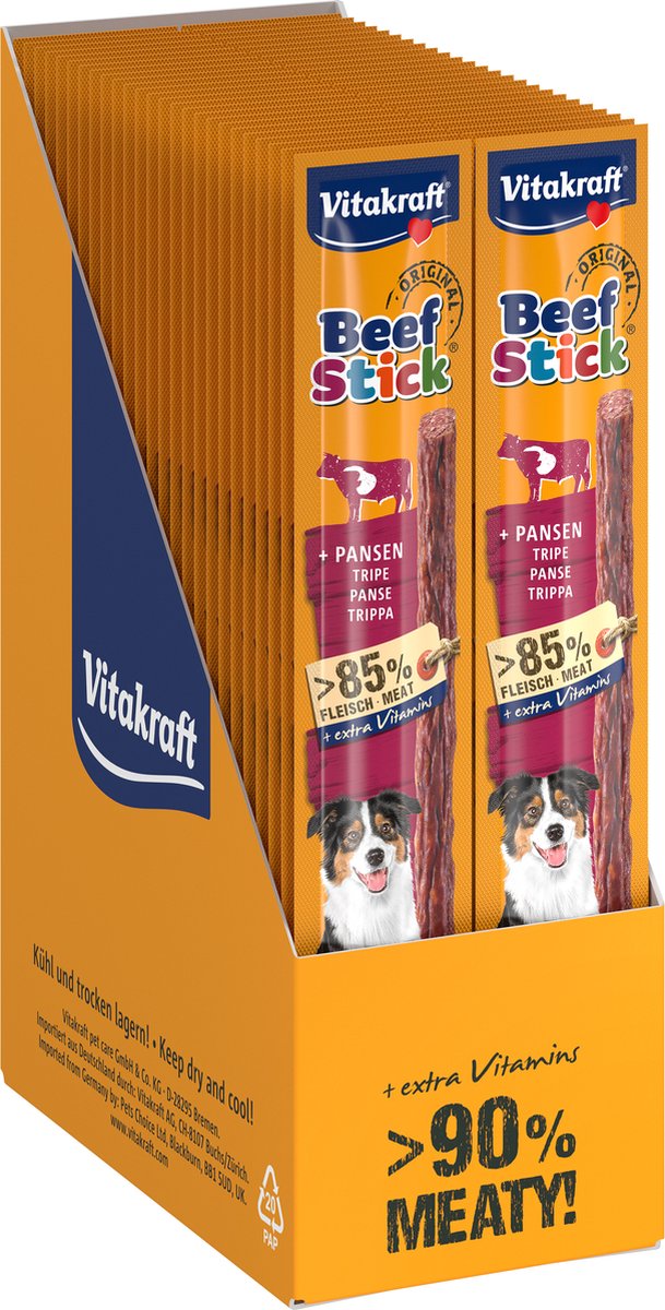 Vitakraft Beef Stick pens - 50 stuks - 50x12 gram