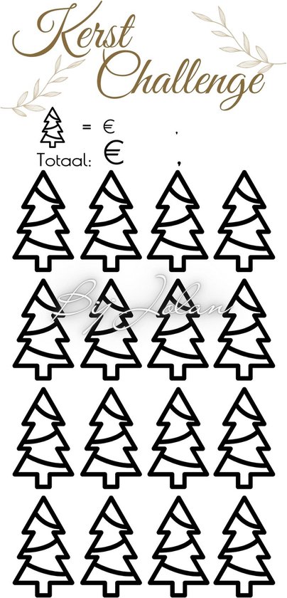 001 Cash Stuffing Challenge Kaarten - 10 stuks - Gelamineerd - BijJolan - Budgetplanner - Spaar Challenge kaarten