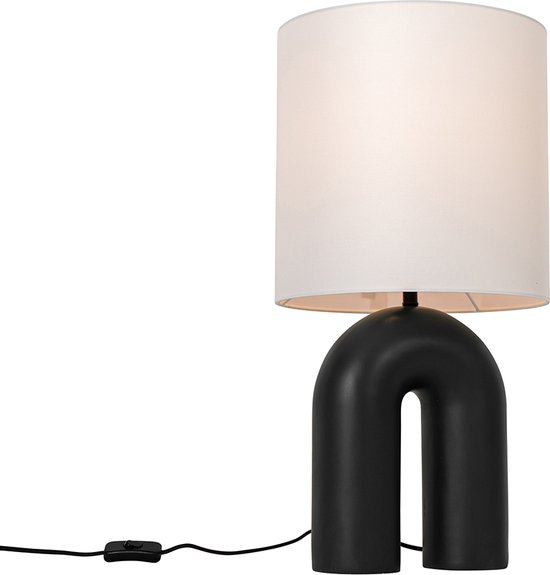 QAZQA lotti - Design Tafellamp - 1 lichts - H 59 - Woonkamer | Slaapkamer | Keuken