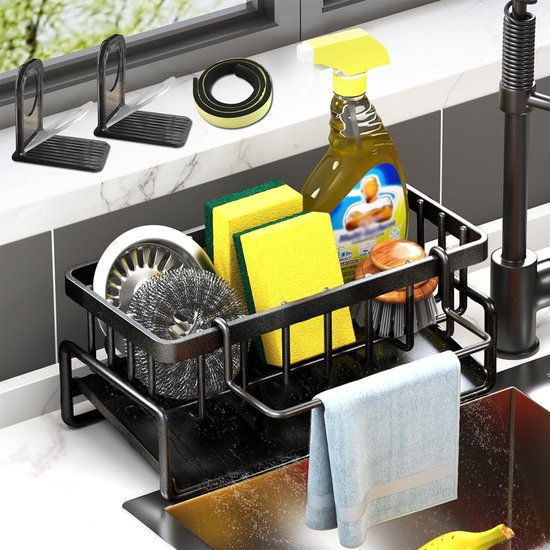 Fruitschaal, 5 verdiepingen, fruitmand met bananenhouder, fruitetagère, modern