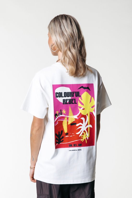 T-shirt carré Colourful Rebel Sol Del Sur - XXL