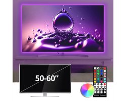 TV Led strip set met 2 RGBWW strips voor TV’s 40-50 inch | 2x RGBWW USB led strip van 50 cm | gaming accessoires | Led light strip | Lichtstrip