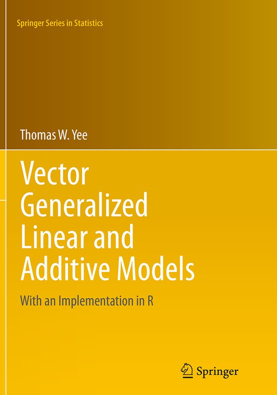 Vector Generalized Linear and Additive Models - cover