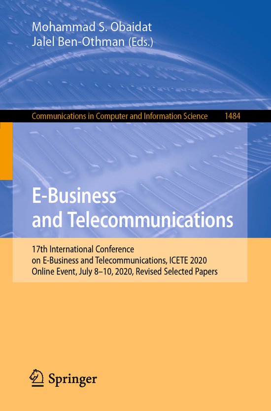 Communications in Computer and Information Science1484- E-Bu ... - cover