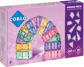 Coblo Voordeelverpakking Pastel 100 stuks + 10 gratis glitter stenen - Magnetisch speelgoed - Magnetic tiles - Magnetische bouwstenen - Cadeau kind - Speelgoed 3 jaar t/m 12 jaar - Magnetisch speelgoed bouwblokken