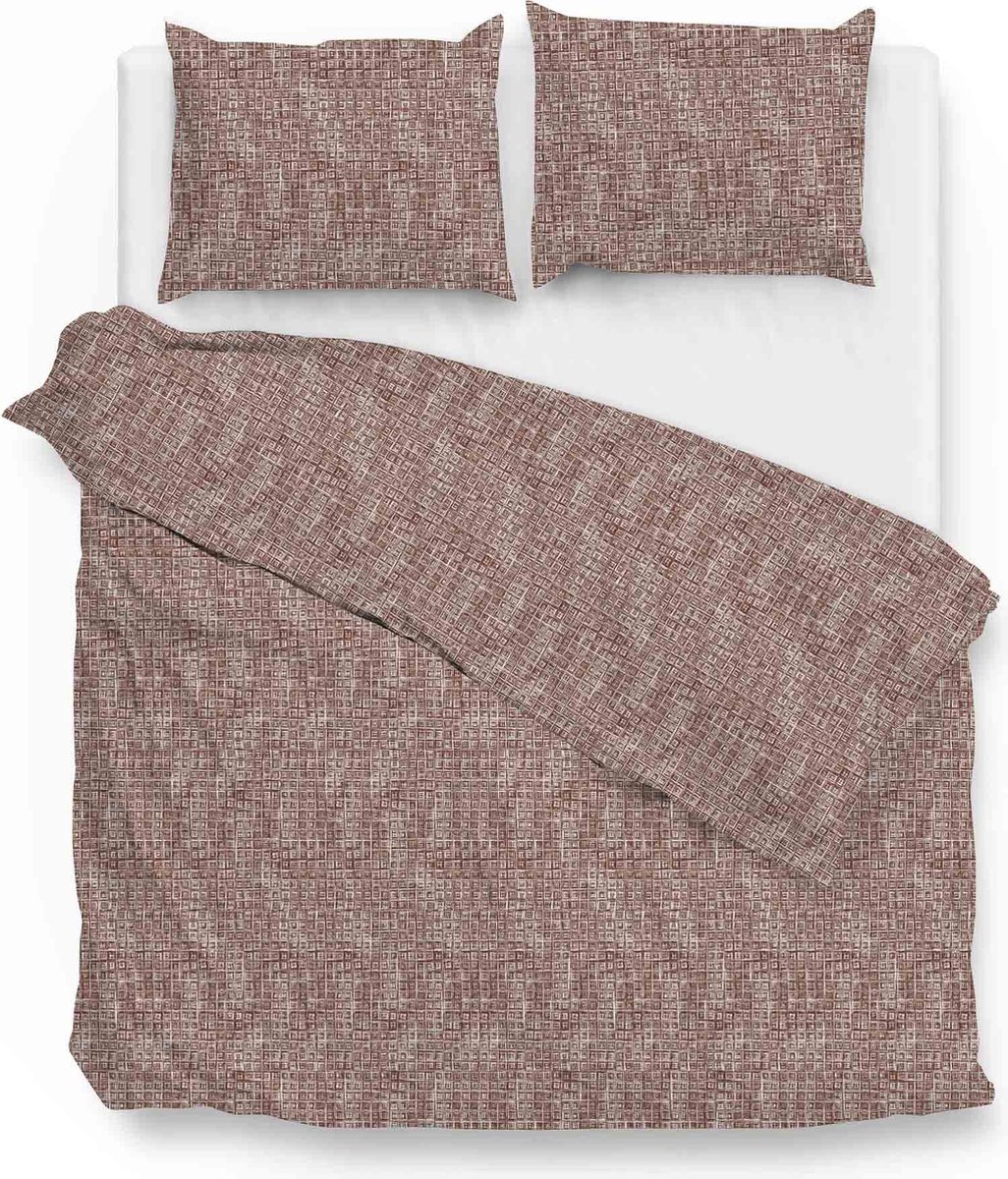 Zohome Zo!Home Blitz Dekbedovertrek - Flanel - Extra breed - Rio Red Rood