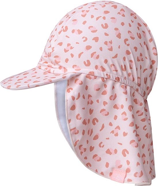 Swim Essentials - UV Zonnepetje Baby - Old Pink Panterprint - 0-1 jaar - 0-12 maanden