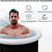 IJsbad 80 cm XL - Met Isolerende Afdekhoes - Opvouwbaar En Inklapbaar - Bad - Zitbad - Ice Bath - Dompelbad
