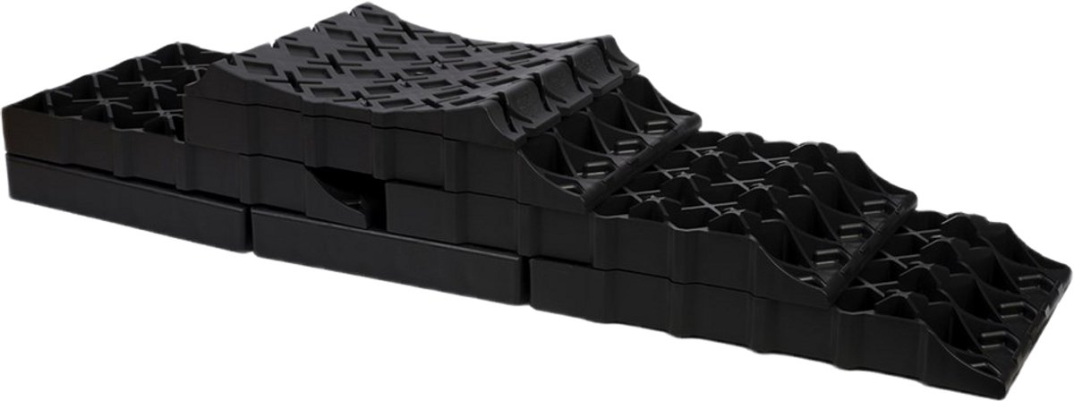 Milenco Stacka Level - 3 stuks - Zwart