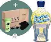 Devoted Creations ® Cactus Cabana - Zonnebankcreme - Zonnebankcremes - Zonnebank creme - Met Bronzer - Incl. Exclusieve Tan Obsession Giftbox - 360 ML