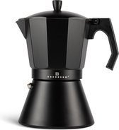 Edënbërg Black Line - Percolator 3 kops - Espresso Maker - Aluminium - Zwart
