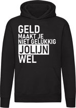 Geld maakt je niet gelukkig maar Jolijn wel Dames T-shirt - geld - humor - grappig - relatie - liefde - money
