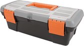 Gereedschapskist Leeg - Gereedschapskoffer Leeg - Gereedschapskoffer - 11x4,5x3,7cm - Zwart|Grijs