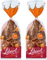 Libeert Sensations paaseitjes - melkchocolade met karamel zeezout - chocolade voor Pasen - 150g x 2