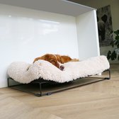 D&d Home - Hond - Amy Kussen Met Frame M - 90x65x20cm Wit - 227258