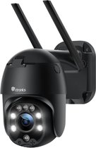 StayPowered Beveiligingscamera - De Ultieme Bewakingscamera voor Binnen en Buiten - Geavanceerde Bewegingsdetectie - Automatische Volgfunctie - 1080P Full HD - Twee Weg Audio - Waterdicht - Zwart - Levering Sneller dan Aangegeven!