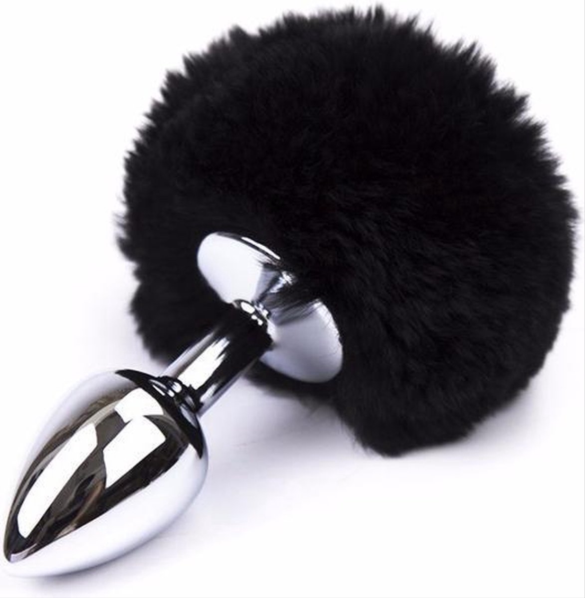 Goedkoopste CHPN - Buttplug - Butt plug - Anaal plug - Zwart - Fluffy buttplug - Konijnenstaartje - BunnyTail - Sexy Konijnenstaart - Erotiek - Anaal - Sextoy