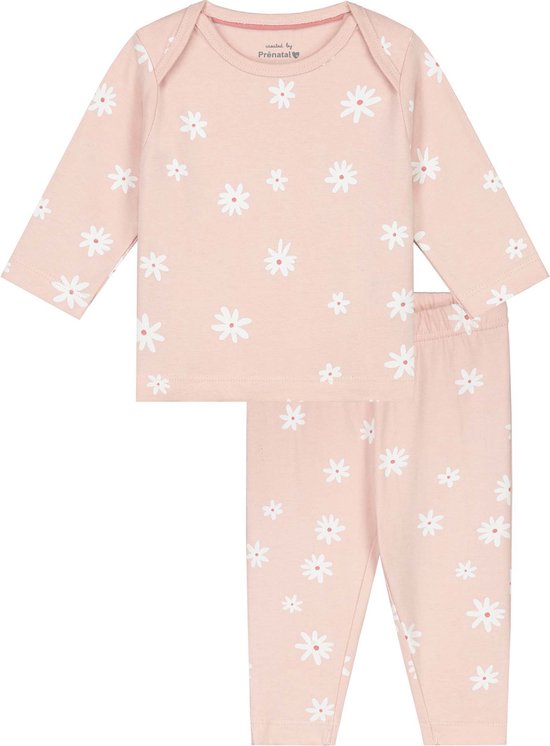 Prénatal Pyjama Meisje en Jongens - Kinderen - Voor Jongen en Meisjes - Powder Pink - Daisy - Maat 86