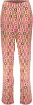 Geisha Broek Broek Met Print 41218 20 Sand/brown/fuchsia Dames Maat - M