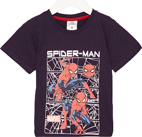 Marvel Spiderman Shirt - Korte Mouw