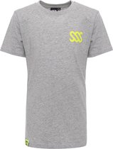 SEB Kids Tee Grey | Kinder T-shirt - Grijs - Neon - Tshirt - Organisch katoen