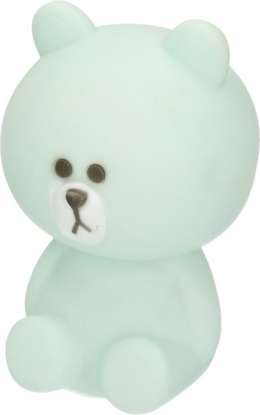 Concorde Kinder nachtlampje/bureaulampje - beertje - blauw - 14 cm van Concorde — afbeelding 2