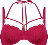 Hunkemöller Voorgevormde beugel bikinitop Scallop Roze E80