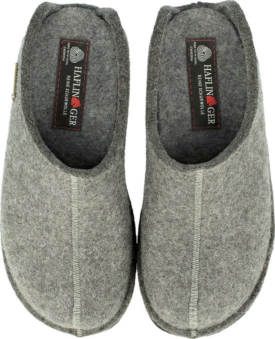 Haflinger Grizzly Franzl Pantoffels bruin beige