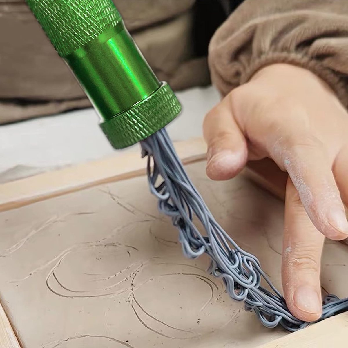 AMANDELIZABE Fondant pers met 20 vormen suikerpasta extruder met suikerwerk taartdecoratie gereedschap, 3 roestvrij stalen kleicutter mes tissue cutters messen DIY polymeerklei snijgereedschap