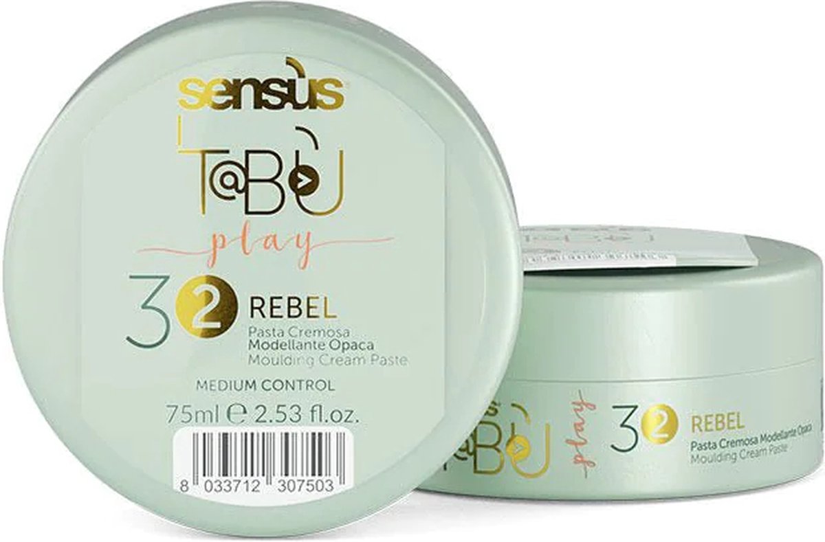 Sensus Tabù Play Rebel 32 Moulding Cream Paste Medium Control