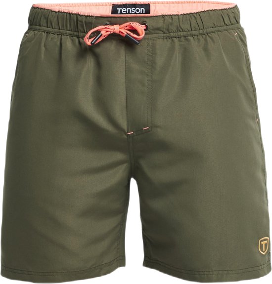 Tenson Essential Zwembroek - Heren Zwemshorts - Olive