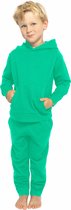 Costume de jogging pour garçons, costume de maison pour garçons, survêtement pour garçons, couleur vert vif - Taille 122/128