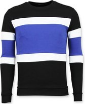 Striped Sweater Mens - Heren Sweater Sale - Blauw