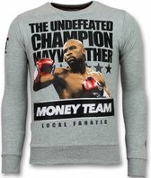 Mayweather Trui - Floyd Heren Sweater - Grijs