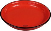 CABANAZ - bord, keramiek, SMALL PLATE, doorsnede 15.6 cm, rood