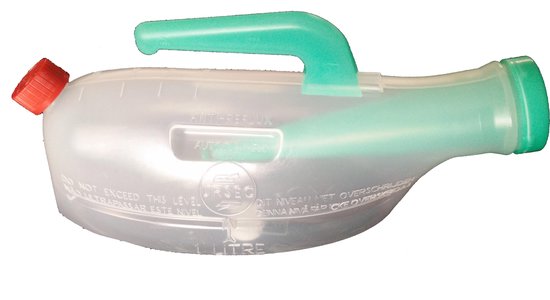 Urinoir pour homme avec protection anti-retour - URSEC® original - Urinoir à usage professionnel, également adapté à un usage privé - Miction sûre