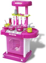 Speelkeuken Roze voor Kinderen met Licht en Geluid - Speelgoedkeuken - Kinder keuken