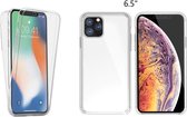 Ntech 360° Hoesje 2 in 1 Case - Apple iPhone 11 Pro Max Transparant