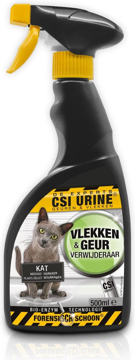 Hysterisch barsten Goot CSI Urine Kat/Kitten Spray - 500 ml | bol.com