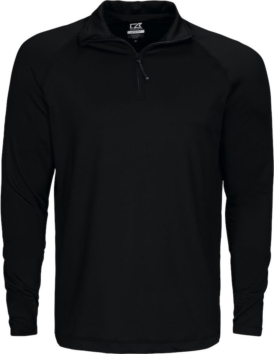 Cutter & Buck Coos Bay Half Zip Heren 358400 - Zwart - S