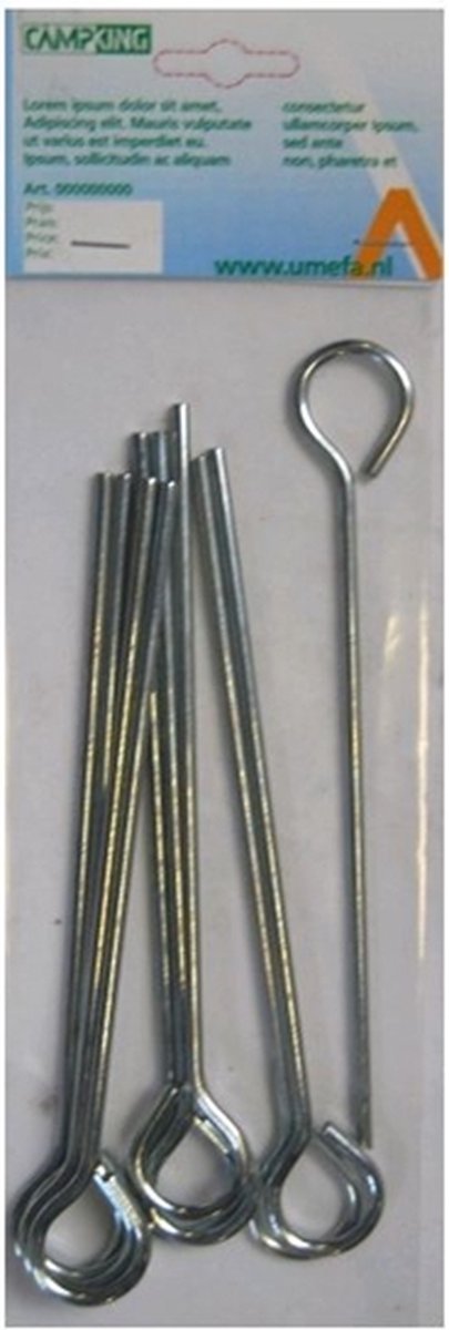 Campking Grondpen Gesloten Oog - 18 cm - 10 Stuks van Campking — afbeelding 2