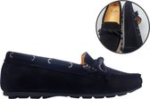 Stravers - Mocassins de Luxe Taille 42 Zwart Chaussures à enfiler grande taille pour femme