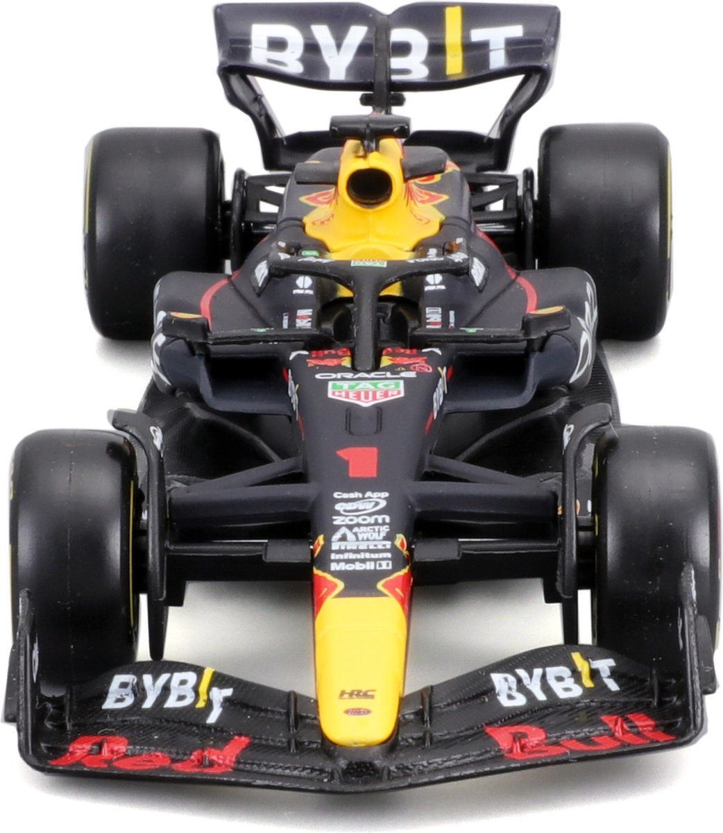 Bburago Red Bull Racing RB19 - #1 Max Verstappen - Formule 1 2023 - Winner Miami GP 2023 - schaalmodel - modelauto - schaal 1:43 - ca 11 cm — afbeelding 4