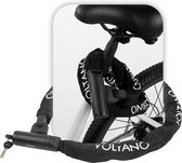 Voltano Securo ART4 Kettingslot Zwart - 130 CM - ART 4 Slot Met Vaste Slotkop - Goedgekeurd Voor De Fiets, Scooter en Motor Verzekering - Scooterslot / Brommerslot / Motorslot