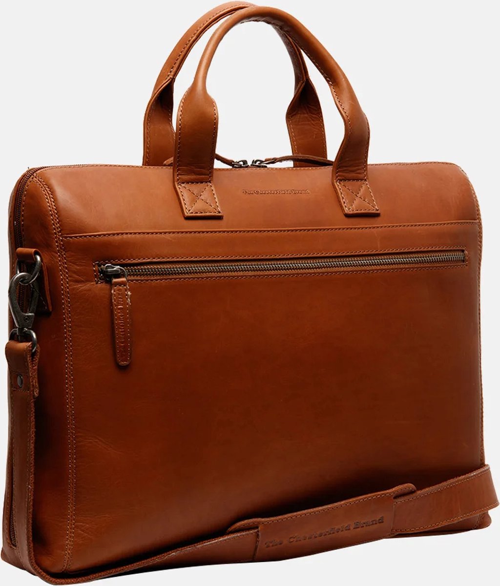 The Chesterfield Brand - Leren Laptoptas Cognac Levanto