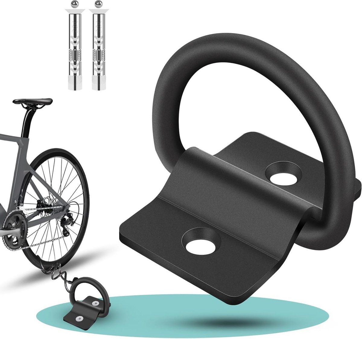 KRASER KR804 Hochsicherheits- Bodenanker Wandanker mit höchster Sicherheitsstufe 10 von 10 - Anker für Motorrad Moped & Fahrrad mit 14mm Bügel aus gehärtetem Spezialstahl Befestigungsanker Wand Boden KRASER KR804 Hochsicherheits- Bodenanker Wandanker mit höchster Sicherheitsstufe 10 von 10 - Anker für Motorrad Moped & Fahrrad mit 14mm Bügel aus gehärtetem Spezialstahl Befestigungsanker Wand Boden